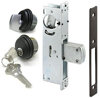 Storefront Door Mortise Deadbolt Set (Turnknob, Bronze, 1-1/8)