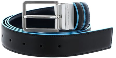 Piquadro Herren CU2619B2 Gürtel, Nero / Blu2, W115