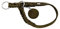 HUNTER Dressurhalsung SOLID EDUCATION, Farbe: oliv, besonders belastbares Leder, handgeflochten, mit Stoppring, Made in Germany, Größe: S-M