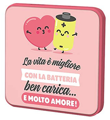 Power Bank 4000 mAh Love – Caricabatterie portatile universale originale Mr Wonderful, Tribe PBL23801