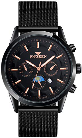 SUPBRO Herren Uhr Männer Edelstahl Wasserdicht Designer Armbanduhr Datum Leuchtende Analog Business Uhr für Herren
