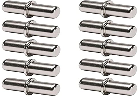 cyclingcolors 10x Bodenträger 3mm 5mm stahl Regal Halterung Träger Regalbodenträger Regalstifte möbel zubehör (Durchmesser 3mm)