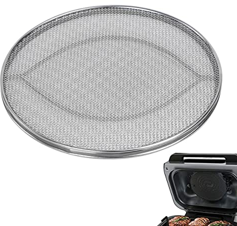 Splatter Shield for Ninja FG551 Foodi,Accessories for Ninja Foodi Smart XL 6-in-1 Indoor Grill,Stainless Steel Splatter Screen