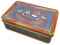 MediMuc Kleine Rechteckdose Edwin & Son - Keksdose mit Aufschrift Edwin & Son im Retro-Look mit vielen Details - Vol. 0,67l - Maße: (L x B x H): 14,5 x 9,3 x 5,0cm