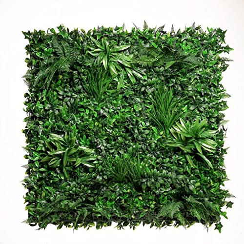 Floralcraft® 50cm Artificial Leaves Tropical Hedge Tile, Privacy Screening Wall Panel Backyard Greenery Wall Décor (pack of 1)