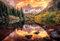 Buffalo Games - Maroon Lake Reflection – 2000-teiliges Puzzle für Erwachsene, herausforderndes Puzzle, perfekt für Spieleabende – 2000 Teile fertige Größe ist 38,50 x 26,50 cm