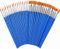 60 Pcs Paint Brushes,Round Flat Small Brush Bulk for Detail Painting (30 Round and 30 Flat)