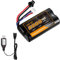 VICMILE 7.4V Li-ion Battery 2000mAh 2S Battery with SM 2P Plug High Capacity Rechargeable Battery with 1 USB Charger for RC Car RC Boats H101 Battery 1 Pack
