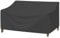 EKQSGLC Gartensofa Abdeckung Wasserdicht, 600D Schutzhülle Gartensofa, Outdoor Sofa Abdeckung, Abdeckplane Gartensofa Schutz vor Wind UV schützende-Schwarz (138 * 84 * 60/89cm)