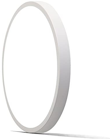 Mikeru 40CM/15.8inch LED Ceiling Light, 6000K Cool White 38W Round Bathroom Lights Ceiling Super Slim Ceiling Light 2.4cm/0.94in for Living Room, Bathroom, Kitchen, Porch, Bedroom