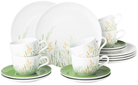 Seltmann Weiden 4052212127477 Kaffeeservice 18-teilig, Porzellan