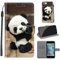 for iPhone 6 / 6S Case, PU Leather Wallet Book Flip Folio Stand View Cover Pouch Compatible with iPhone 6 / 6S Phone Case (Panda)