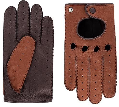 Roeckl Toronto Autofahrer Handschuhe, Saddle/Coffee, 9