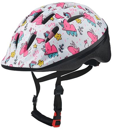 Kids Bike Helmet, Toddler Bike Helmet for Kids Adjustable Skateboard Scooter Child Cycle Helmet Kids Helmet for Boys Girls 48-54CM (age 3-8)