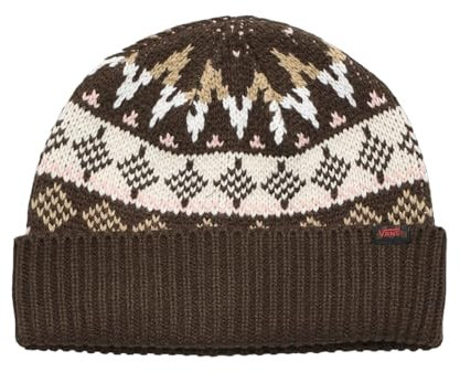 Vans Damen, Spirit Pom Beanie, Braun (Justin X), Einheitsgröße