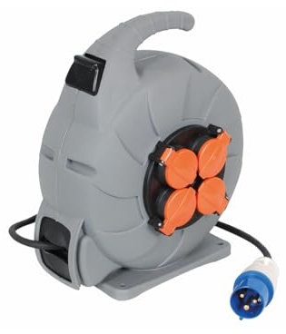 INOVTECH Enrouleur Electrique Automatique Mobile CEE 15m Camping car Van