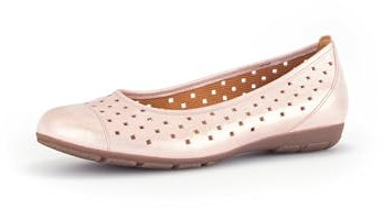 Gabor Damen Klassische Ballerinas, Frauen Flats,Ballet-Flats,Ausgehschuhe,Abendschuhe,Slip-ons,Freizeitschuhe,sportlich,Pumps,Rose,36 EU / 3.5 UK