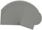 Sumico Bastelkarton DIN A3 50 Bogen grau I Bastelpapier 220g/m² I dickes Ton-Papier zum Basteln & Malen I Bastel-Pappe umweltfreundlich verpackt I Tonkarton bunt