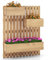 COSTWAY Wall Mounted Garden Planter with 3 Boxes, Hanging Wood Raised Garden Bed with Trellis Board, Drainage Holes, Fabric Liners & Hanging Hooks, Indoor Outdoor Plant Container for Vegetable Flower