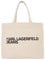 KARL LAGERFELD JEANS, Damen, Essential Logo Shopper, Beige, One size