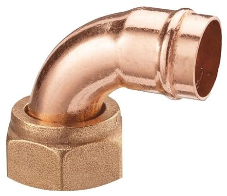 15mm x 1/2 Inch Solder Ring Bent Tap Connector - Bag of 2