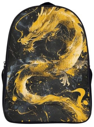 JMORCO Dragon Schulrucksack Schultaschen-Set Für Teenager Schulranzen Rucksack Campus Laptop Backpack 40x28x16cm