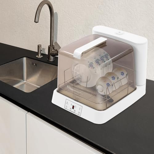 Tischgeschirrspüler, 2024 NEUES Modell, 3 Programme, mini Spülmaschine für 4-5 Sätze, Unteres Sprühen für Wohnungen, Schlafsäle und Wohnmobile