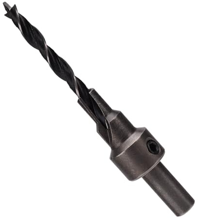 YaaYii Multi-Step Svasatore per Confirmat Vite Due Pezzi Drill Bit M5x 40mm M5x 50mm Strumenti