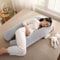 Reiteag Das Originale Schlaftherapie Kissen, U Form Seitenschläferkissen Mit Bezu, U Kissen Stillkissen, Women'sschwangerschaftskissen, Ganzkörperkissen, Stillkissen