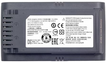 Batteria di ricambio 4000mAh per aspirapolvere Samsung Jet 75, 75+, 75Pet, Jet90, 90+, compatibile con VS20R9046T3/AA, VS20T7536T5/AA, VCA-SBT90/XAA