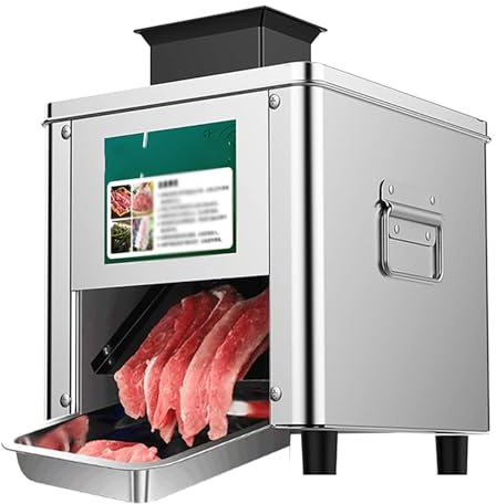 Commercial Meat Cutting Machine,850W Meat Shredding Machine,Fresh Meat Shredded Slicer Processing Machine,for Kitchen Supermarket Lamb Beef Chicken,10inch