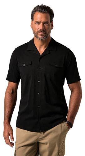 JP 1880 Herren Hemd schwarz XXL