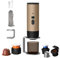 Machine a Cafe Portable 3 en 1, Machine à Café Multi Capsules Avec Écran LED et Type-C, Chauffage Auto en 5-8 Minutes, Pour Camping, Bureau (Couleur Champagne (avec support et sac en velours))