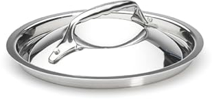 De Buyer INOX, Tapa 16 CM Affinity,Diamètre 16 cm-3709.16N, Acero Inoxidable, Plata