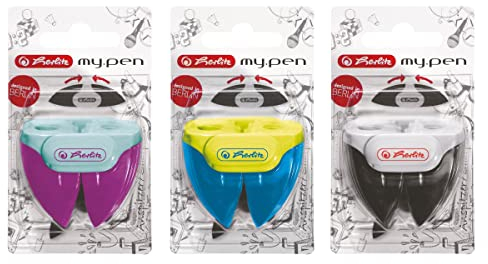 Herlitz Doppeldosenanspitzer my.pen aus Kunststoff