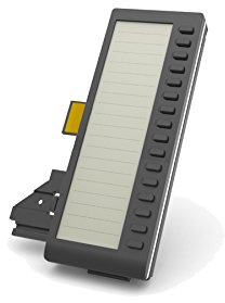Mitel 80C00010AAA-A Tastenmodul 16 Tasten mit LED M680 schwarz