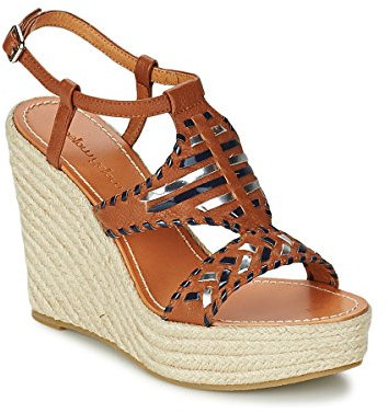 Mellow Yellow Sake Sandalen/Sandaletten Damen Camel - 40 - Sandalen/Sandaletten