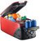 8L Frigo Portatile Compressore Portatile Caldo Freddo Frigo Frigorifero Dispositivo di Raffreddamento Elettrico Caldo e Freddo per la Guida di Viaggi Picnic All'aperto, 12V/24V/220V, Rosso