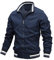 AIEOE Giacca Militare da Uomo Leggera Casual Primavera Estate Bomber Giubbino Sportiva Antivento Giubbotto con Cerniera Tasche
