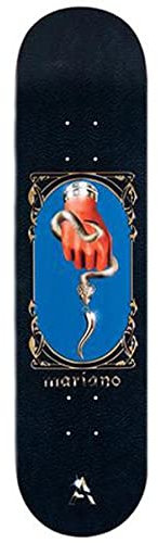 April Guy Skateboard-Brett / Deck, 21,6 cm, Mariano Cornetto, Schwarz