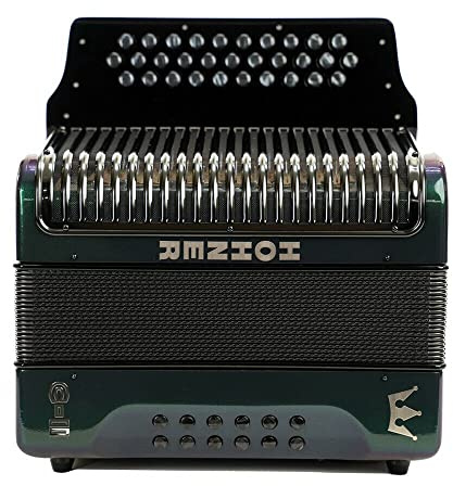 Hohner Corona C-II FBBEB Accordion Green to Gold (GRTG)