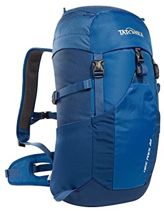 Tatonka Wanderrucksack Hike Pack 22l mit Rückenbelüftung und Regenschutz - Leichter, bequemer Rucksack zum Wandern mit 22 Liter Volumen - PFC-frei (blue / darker blue)