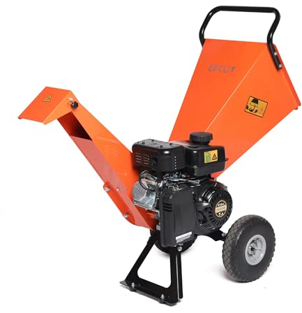 EFCUT Cippatrice trituratore per legno Mulcher 7HP alimentato a gas resistente design compatto 3 pollici capacità massima (R0)