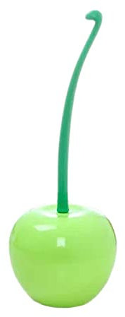 Toilet Brush and Holder Set Cherry Toilet Brush Set Toilet Brush with Long Handle Novelty Toilet Brush for Bathroom Holder with Cleaning Bristles