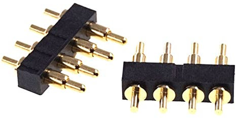 1PCS Pogo Pin Stecker 7,0 mm Höhe 2,54 mm Raster,DIP,4Pin