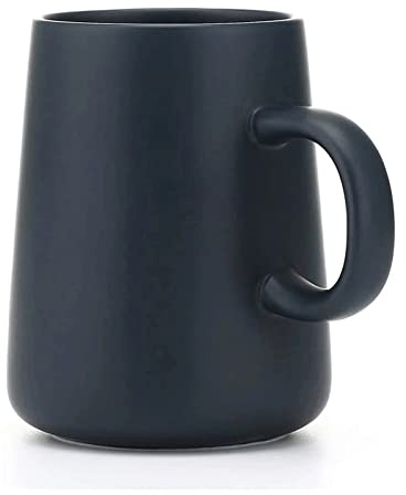 Beverage cup Mug Ceramic Tea Cup Mugs Coffee Cups Wide Ceramic Single Color Frosted Big Coffee Mug Tea Cup 450ML Milk Tea Cup