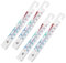 SIDCO Kühlschrankthermometer 4 x Thermometer Analog Kühlbox Kühlschrank weiß