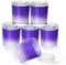 Amorxiao 6 Piezas Tarros Kit para Hacer Velas, 14,4 OZ Frascos de Vela Vacíos con Tapa Hermética para Hacer Velas, Tarro Contenedor Grueso de Vidrio para Velas