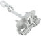 Charnière de porte avant gauche droite 9181H1 de rechange pour Citroën C3 MK1 MK2 2002-2015 - Kikumi - Métal - Brossée - Montage sur porte
