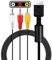 ArobiaSB Cavo AV a RCA cavo composito audio HD video TV cavo compatibile con Playstation 1 2 3, cavo AV per PS1 PS2 PS3